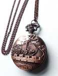 Śliczny zegarek kieszonkowy vintage - Great Wall of China - quartz