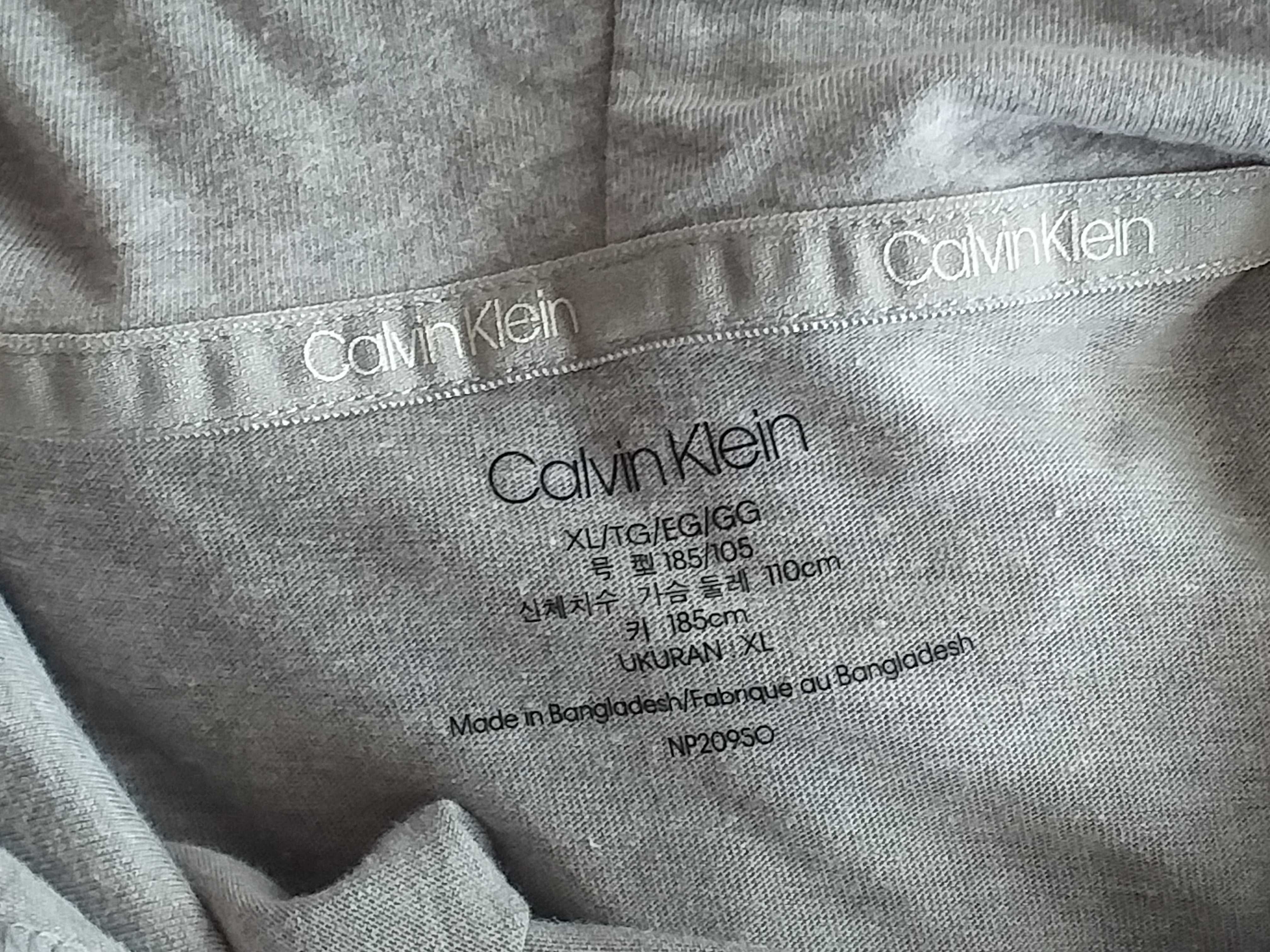 Bluza z kapturem do spania męska Calvin Klein L