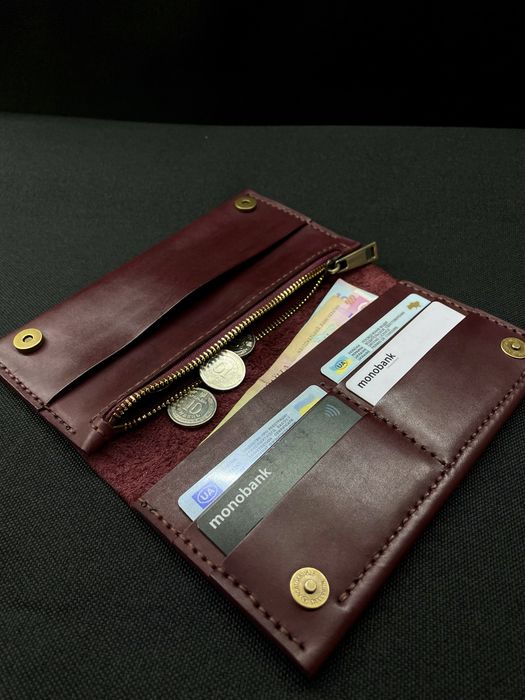 Жіночий гаманець портмоне кошелек шкіряний ручна робота органайзер