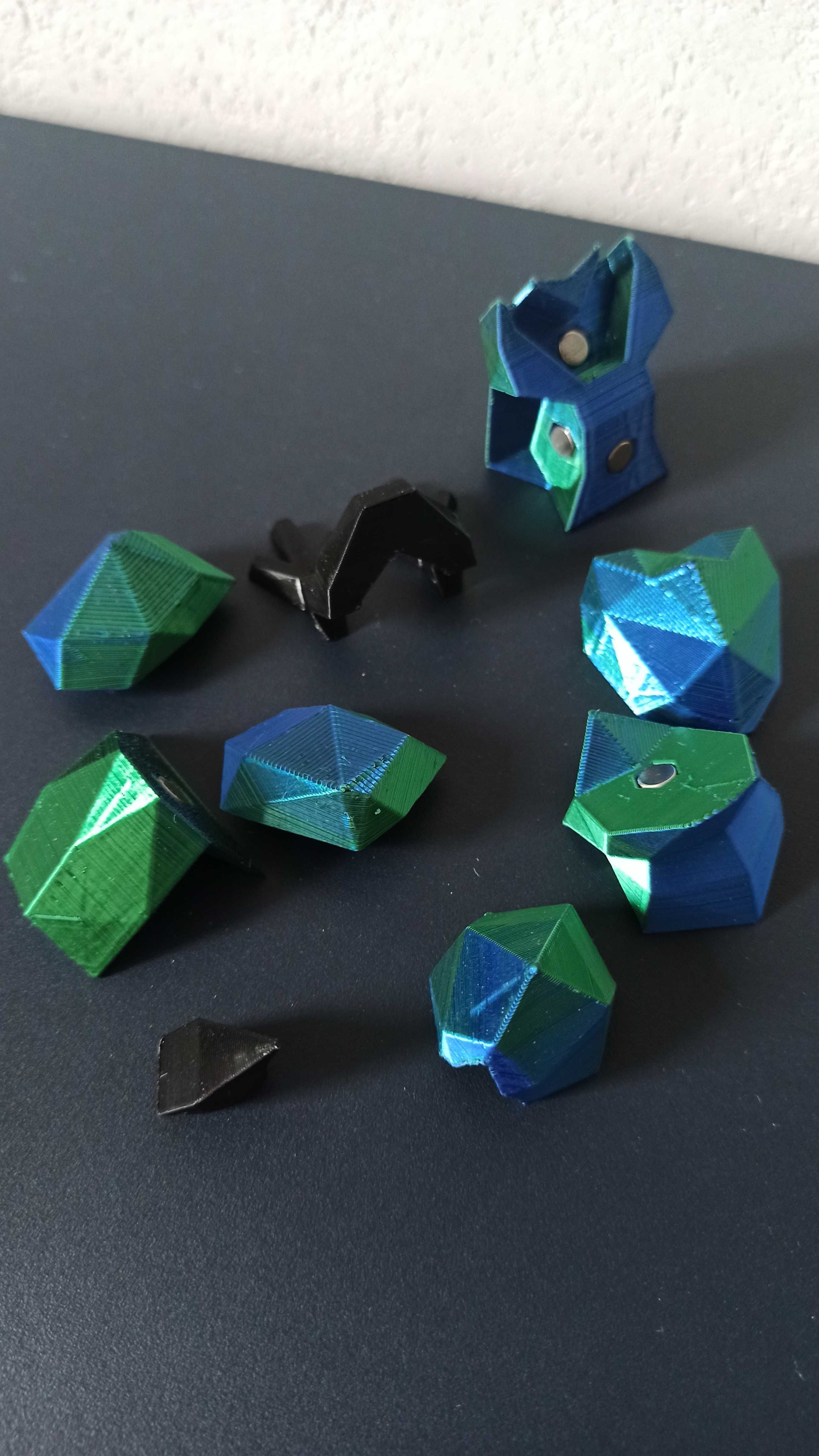 Kurczak Antystresowa łamigłówka geometryczna puzzle magnetyczne