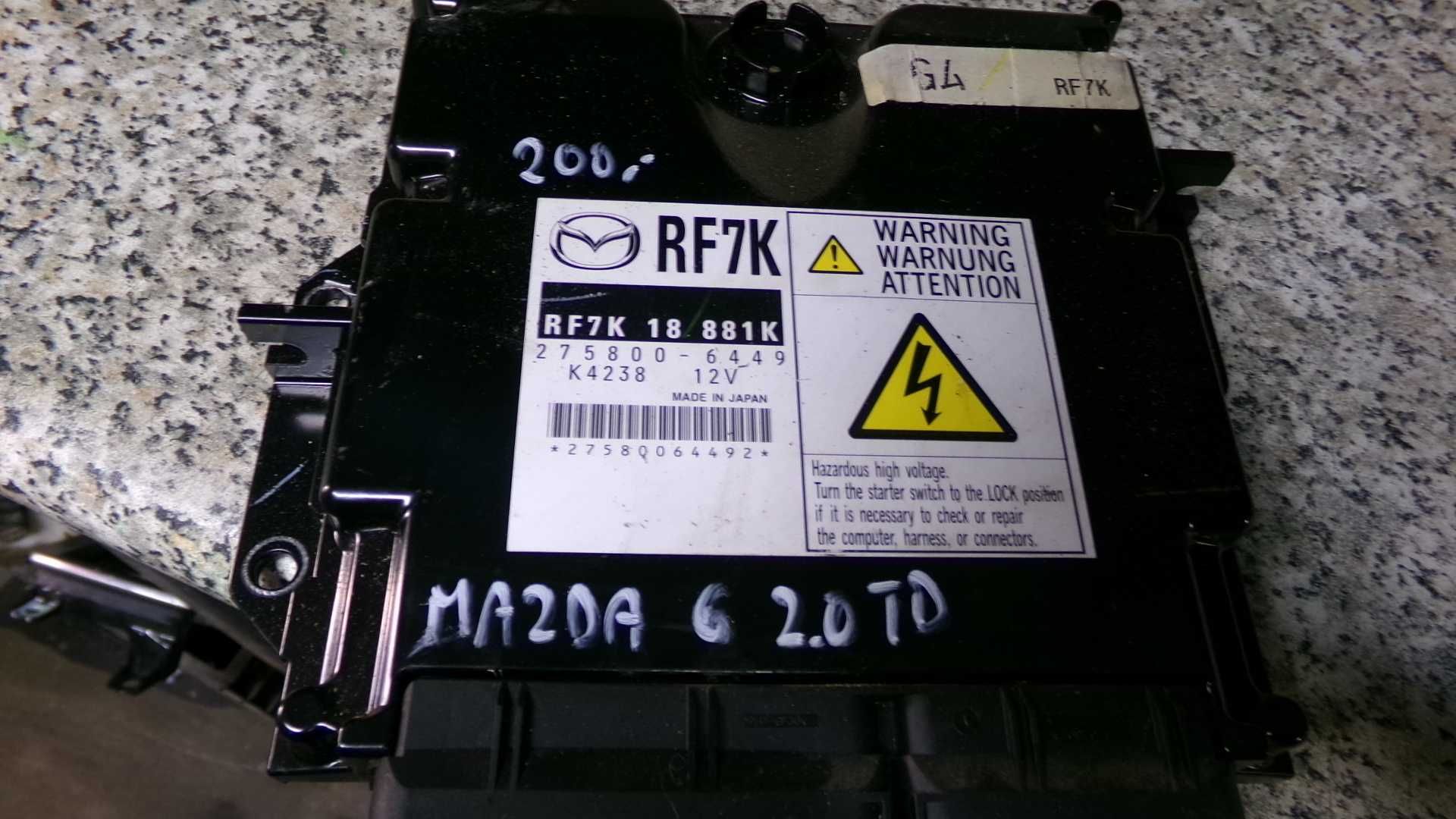 Lut5 Sterownik silnika komputer mazda VI 6 2.0td wysyłka