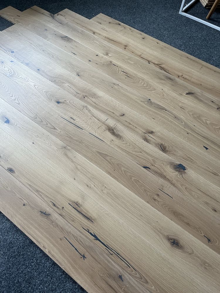 Deska Drewniana Dąb Rustic SCH, 13x140x2000mm, 4faza,olej BRESLAU