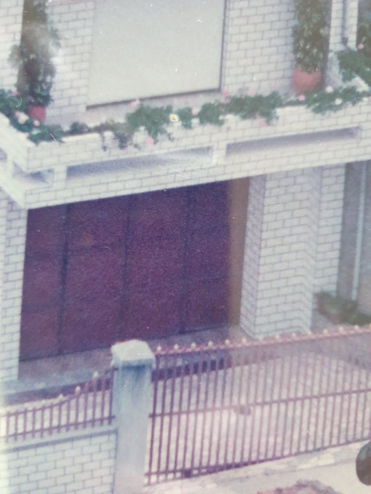 Portão em ferro com janelas