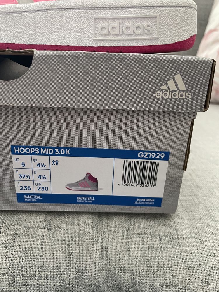 Buty Adidas na jesień i do koszykówki rozmiar 37 1/3