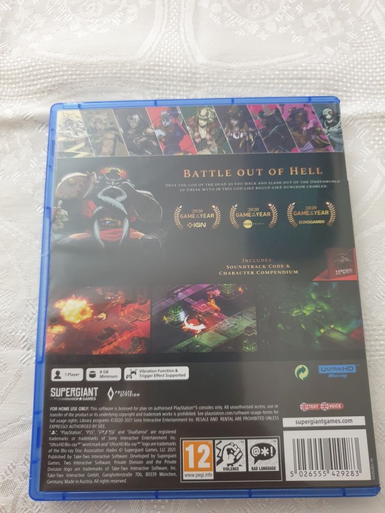Jogo Hades para ps5