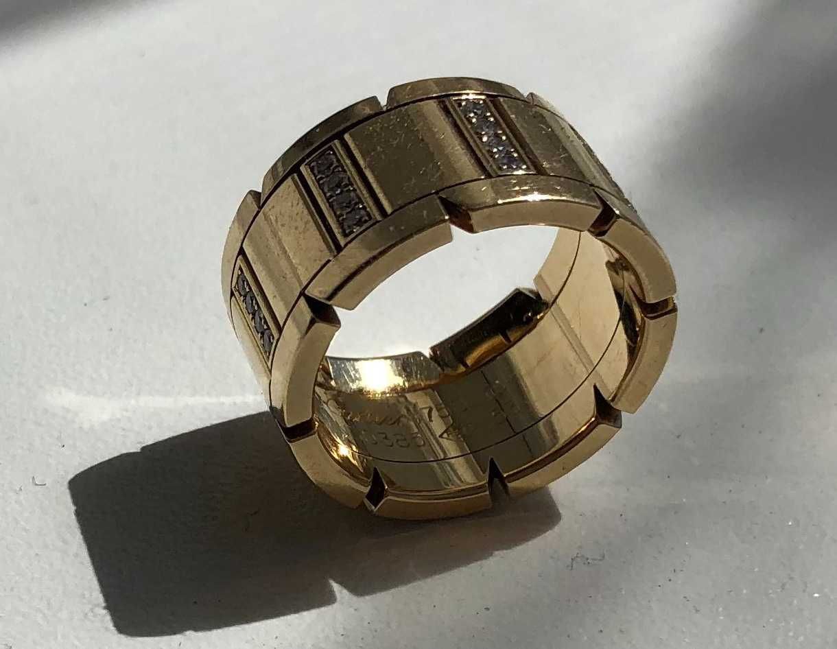 Cartier Tank Francaise Ring 18K Yellow Gold