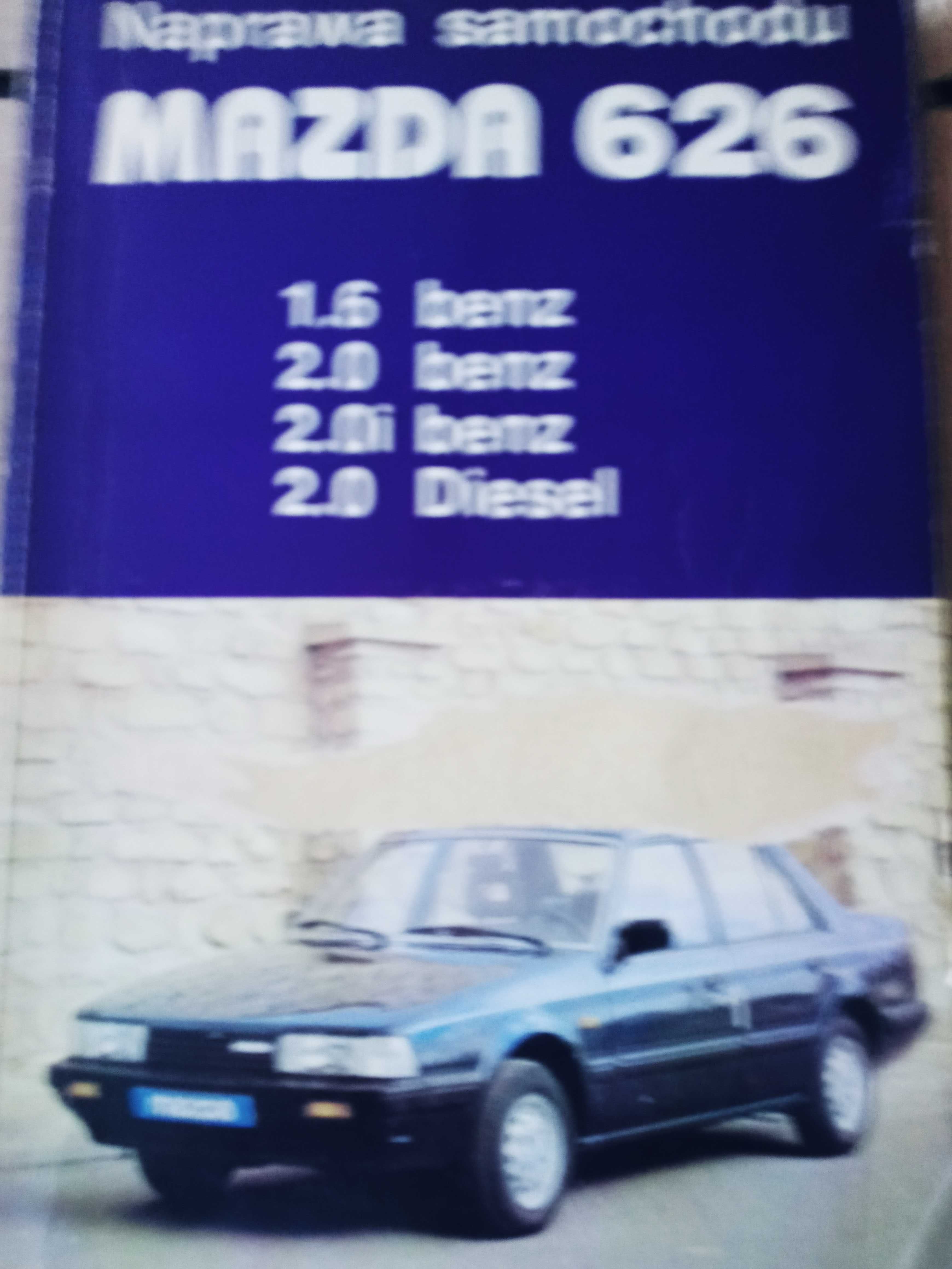 Mazda 626 naprawa samochodu , książka serwisowa