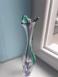 wazon grube szkło kolorowe