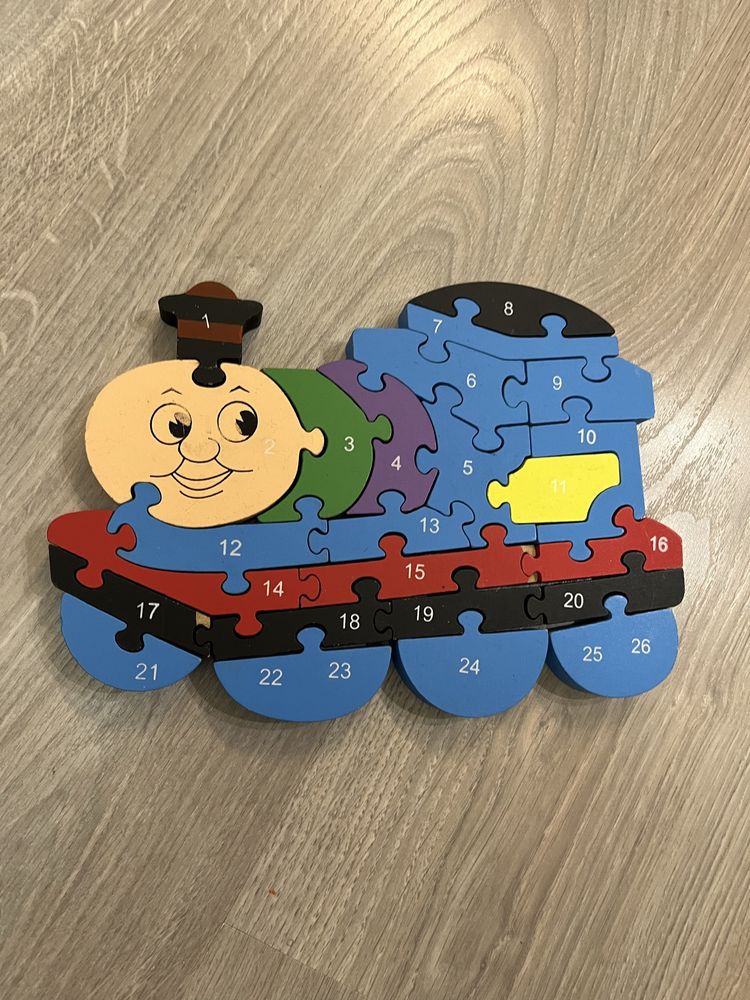 Drewniane puzzle komplet 2 szt