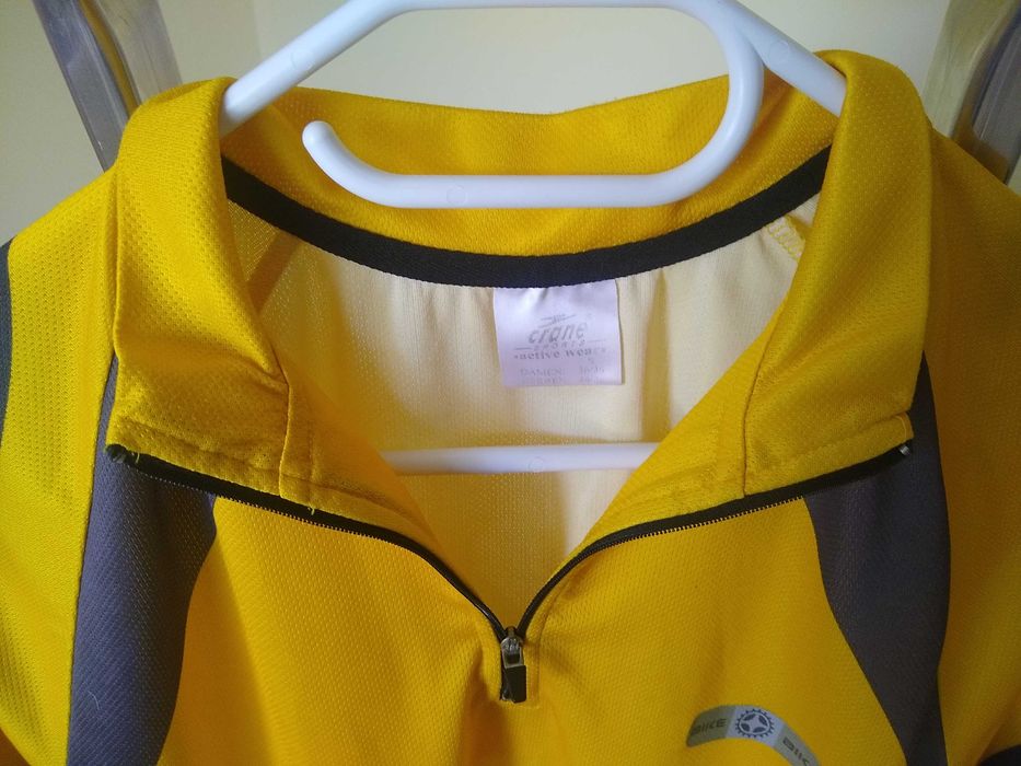 Crane  Sports  Oddychającą koszulka rowerowa z CoolMax, Uniseks, XS-M