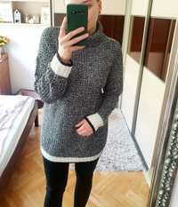 Granatowy sweter, H&M