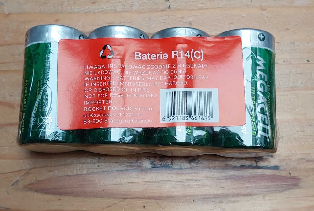 Baterie R14 (C) 4 szt.