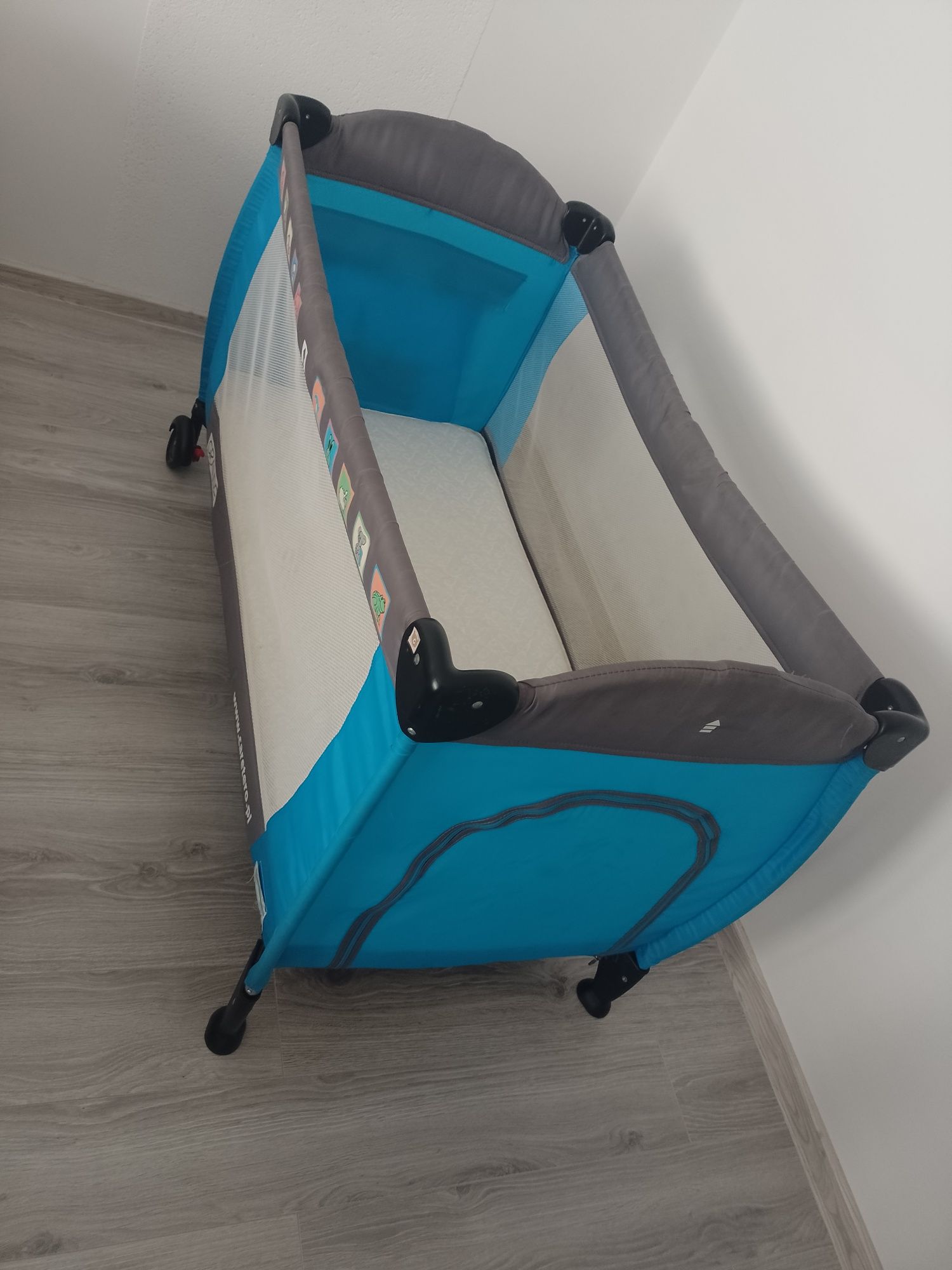 Łóżeczko turystyczne caretero grande plus materac gratis kolderka z po