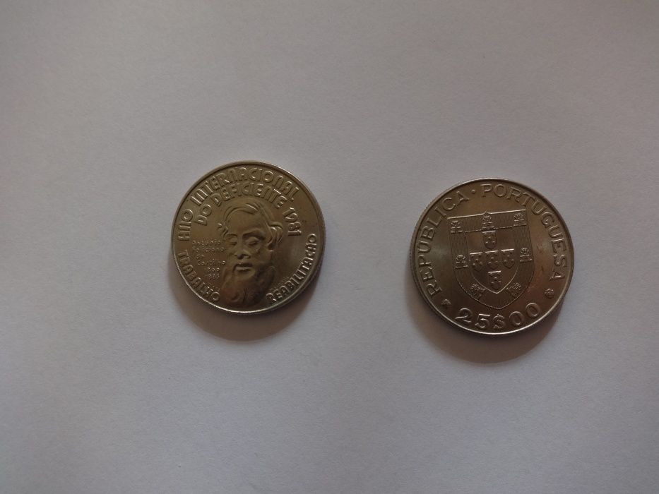 Moedas 25$00 Várias