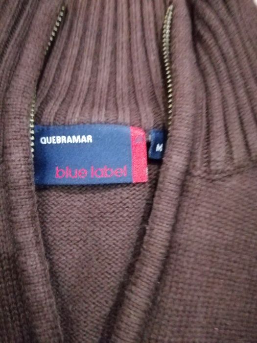 Camisola castanha malha Quebramar