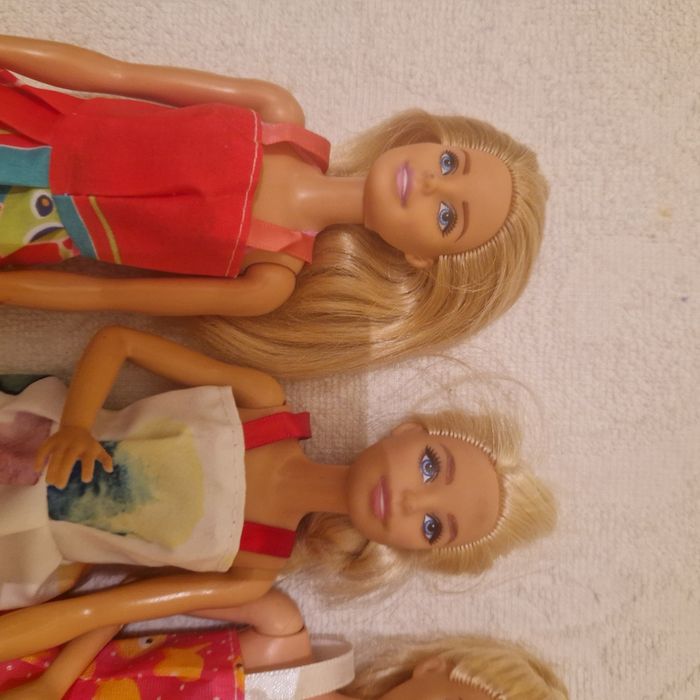 Cztery orginalne lalki barbie mattel tanio