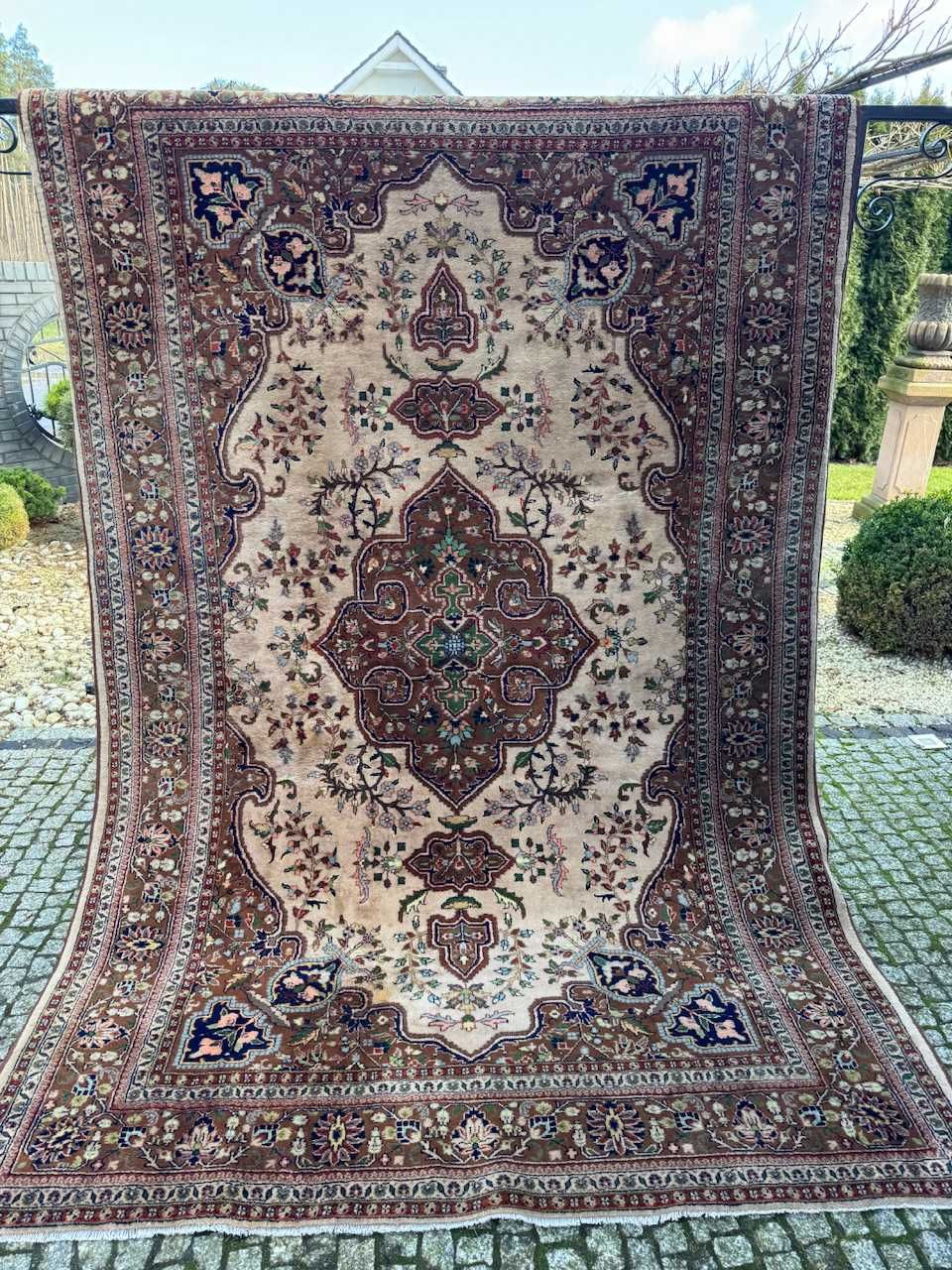 Vintage kaszmirowy tkany dywan perski INDO-KESHAN 300x200 gal. 10 tyś