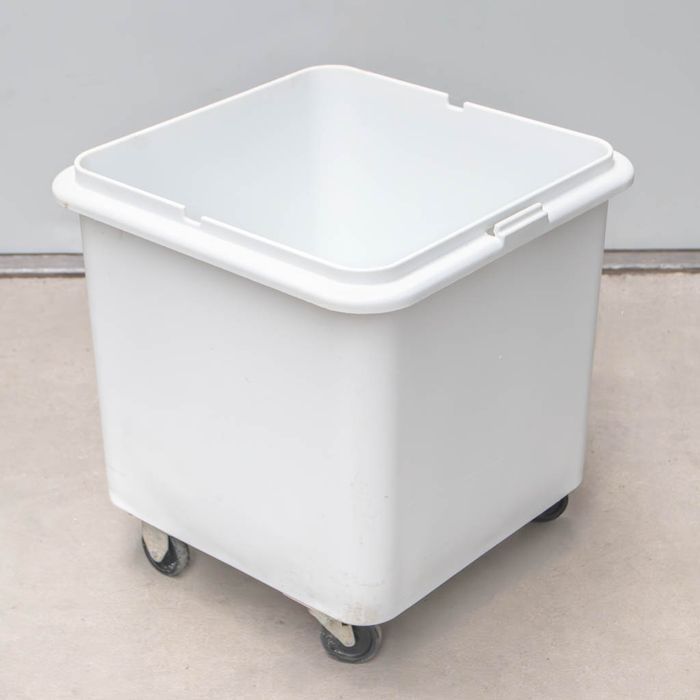 Pojemnik gastronomiczny na produkty sypkie biały 56x56x60 cm UŻYWANY