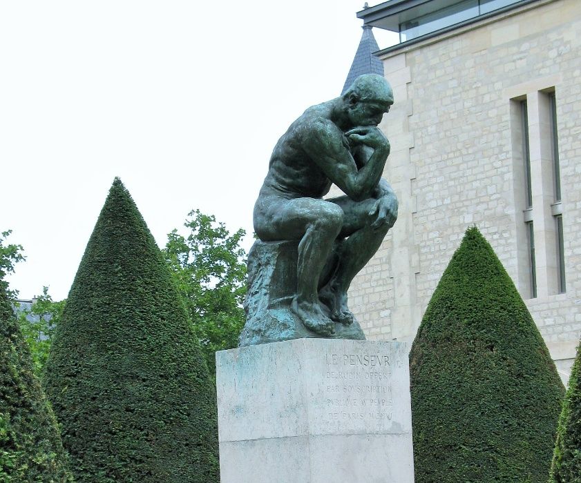 Myśliciel H185cm Rzeźba figura z brązu najbardziej znana na świecie