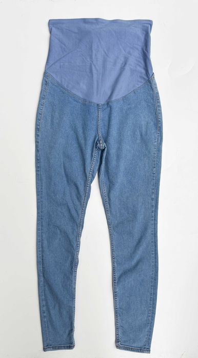 Spodnie H&M Mama Ciążowe M 38 Tregginsy Rurki Dzinsowe