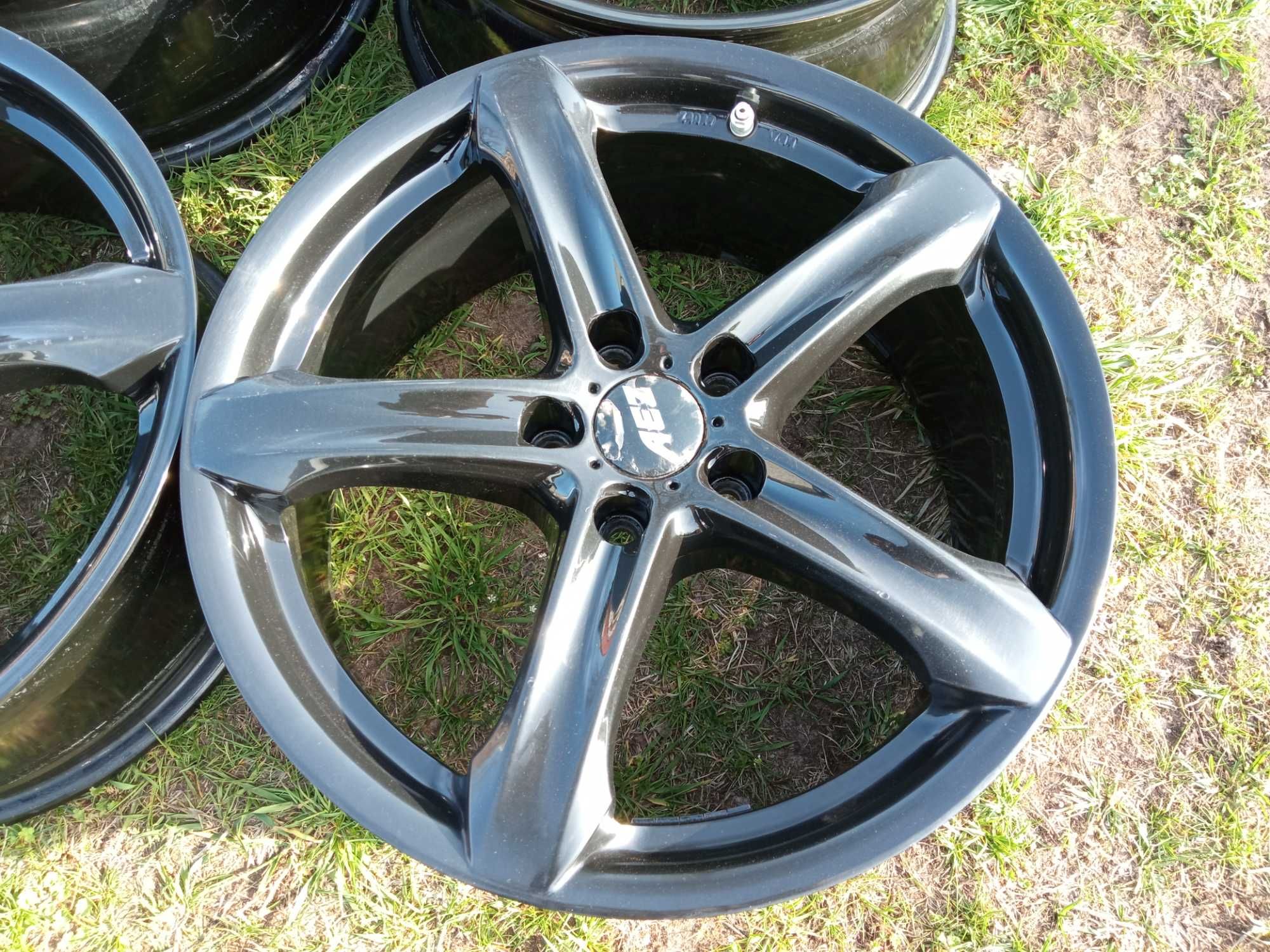Felgi AEZ 18cali 5x112 et48 8j Audi Mercedes Skoda Seat VW BMW czujnik