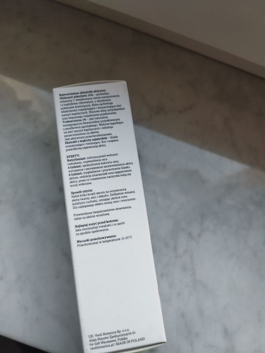 Nowe, nieotwierane serum z witaminą c veoli botanica c the glow