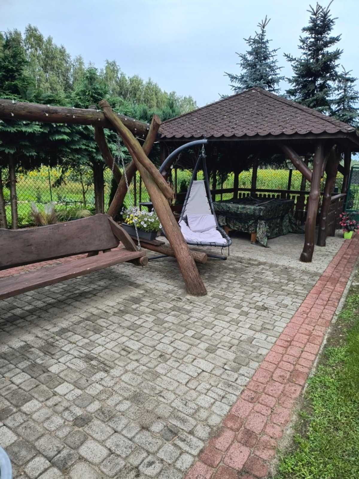domek z kominkiem, bilardem- prywatny las, zwierzęta mile widziane