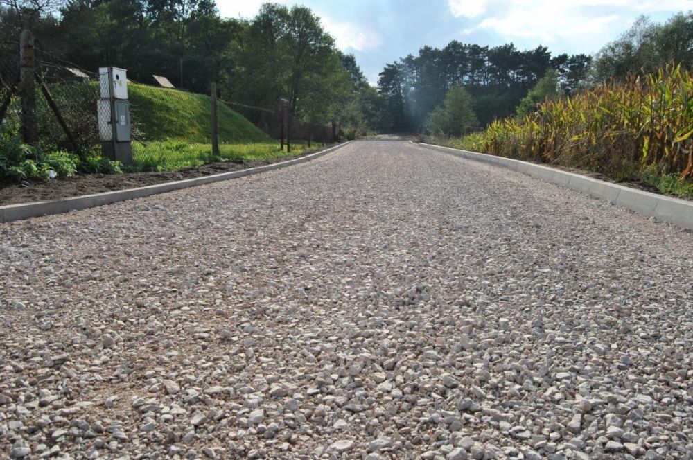 Utwardzanie dróg kruszywo place parkingi drogi dojazdowe budowlane
