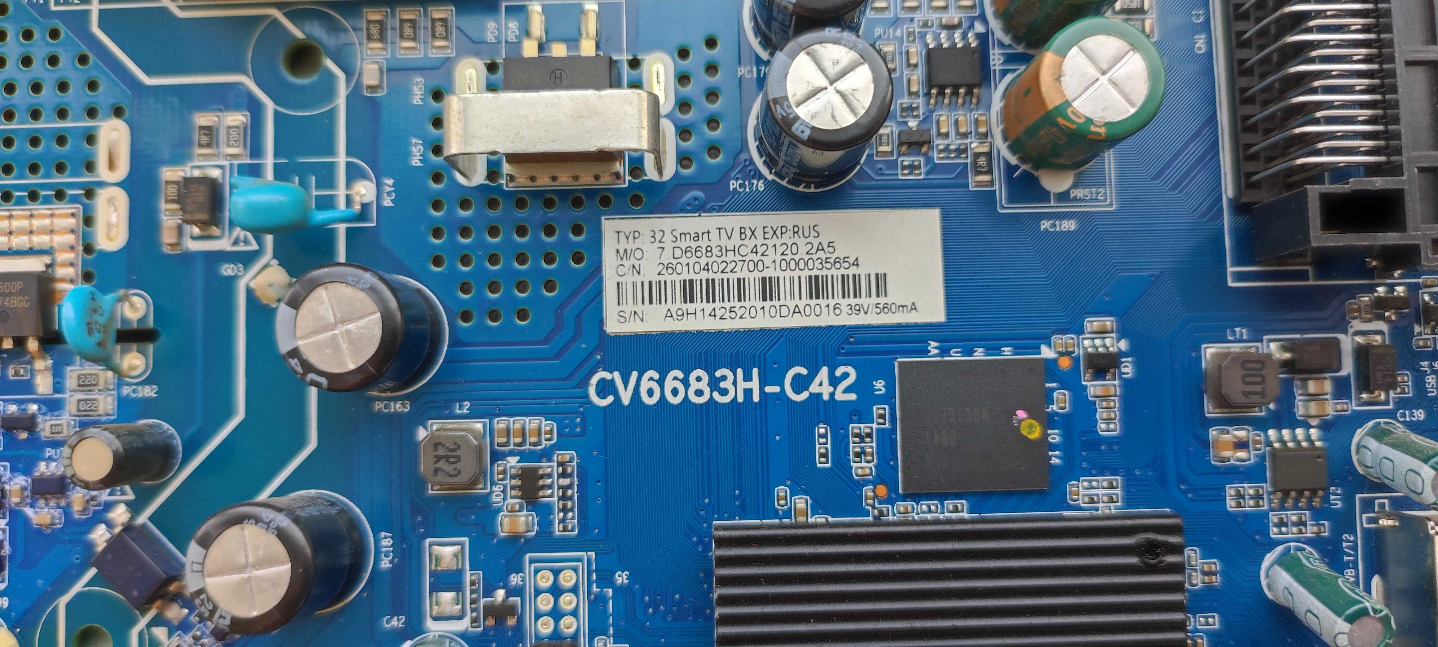 Плата CV6683H-C42 для Haier 32 Smart TV BX