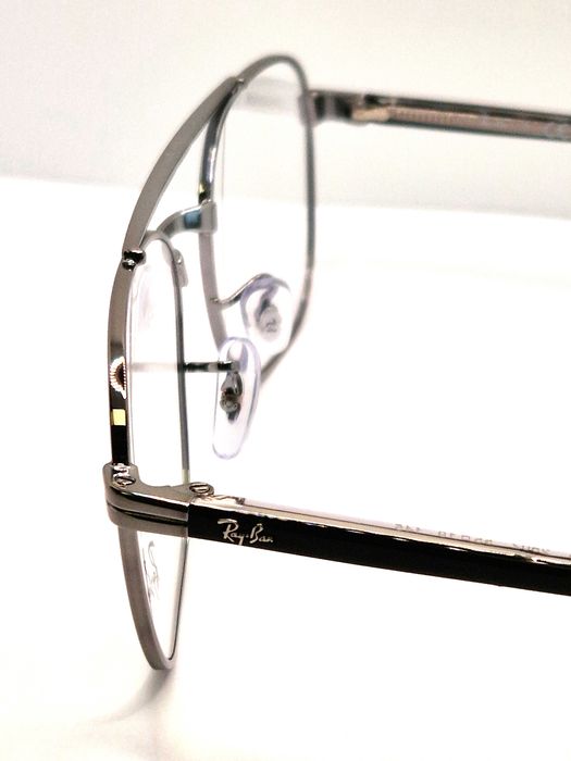 Okulary korekcyjne Ray-Ban RB 6485 Srebrne z podwójnym mostkiem Unisex