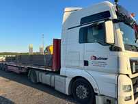 MAN TGX  Man TGX low deck   naczepa tele mega