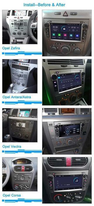 Штатна магнітола OPEL ASTRA Вектра, Зафіра Меріва, Віваро 3 кольори