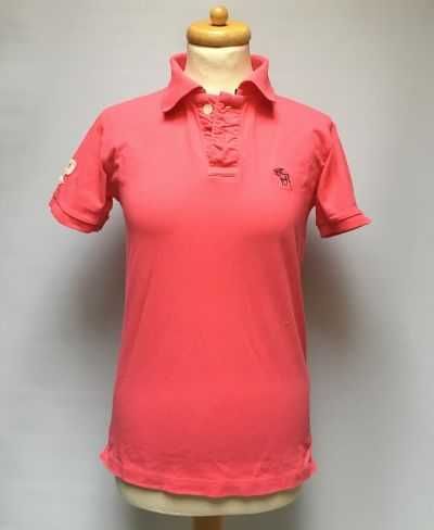 Koszulka Polo Różowa M 38 Abercrombie&Fitch