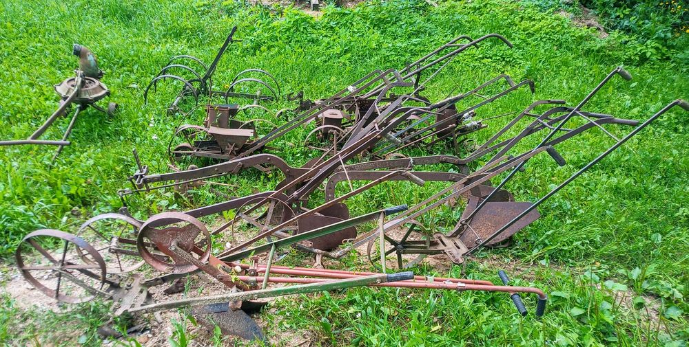 Pług konny opielacz radło siewnik pompa drapaka