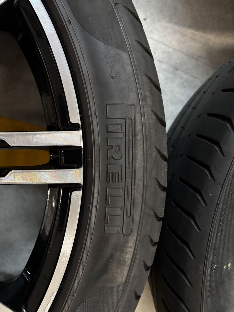 4 Jantes 21 Porsche Cayenne  Pack 4 Pneus Pirelli 295/36R21 usados