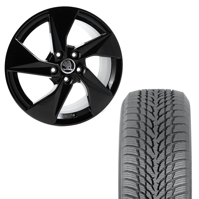 NOWE ORYGINALNE Felgi / Koła 17" - Skoda Octavia SuperB Karoq Kodiaq