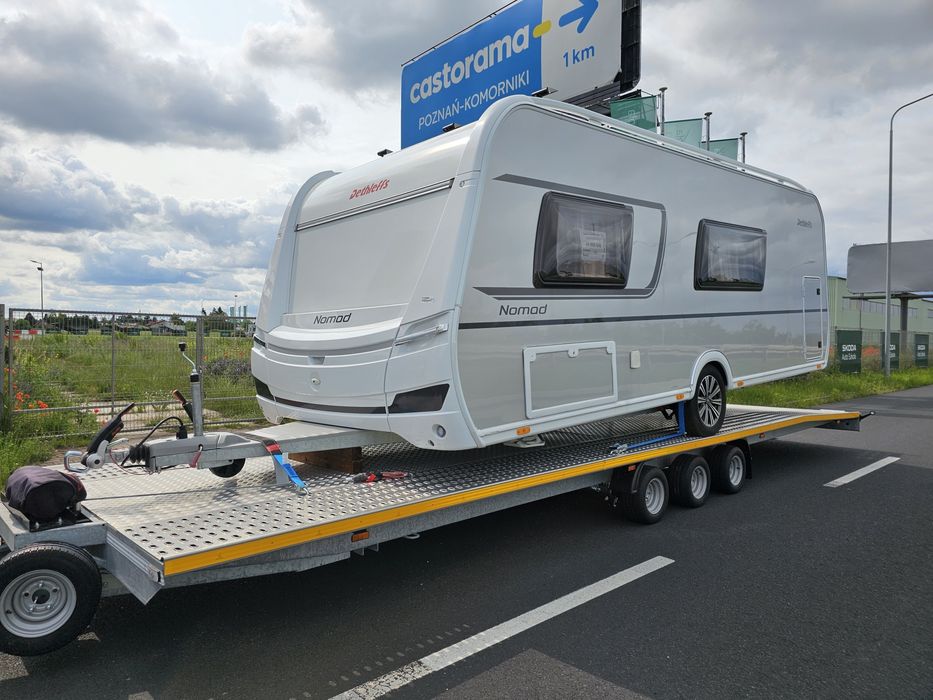 Transport przyczep kempingowych i kamperów