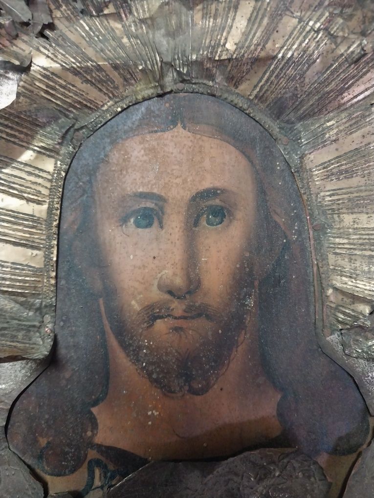Икона Иисус  старая