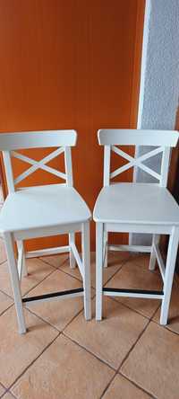 Krzesła hokery Ikea 2 sztuki