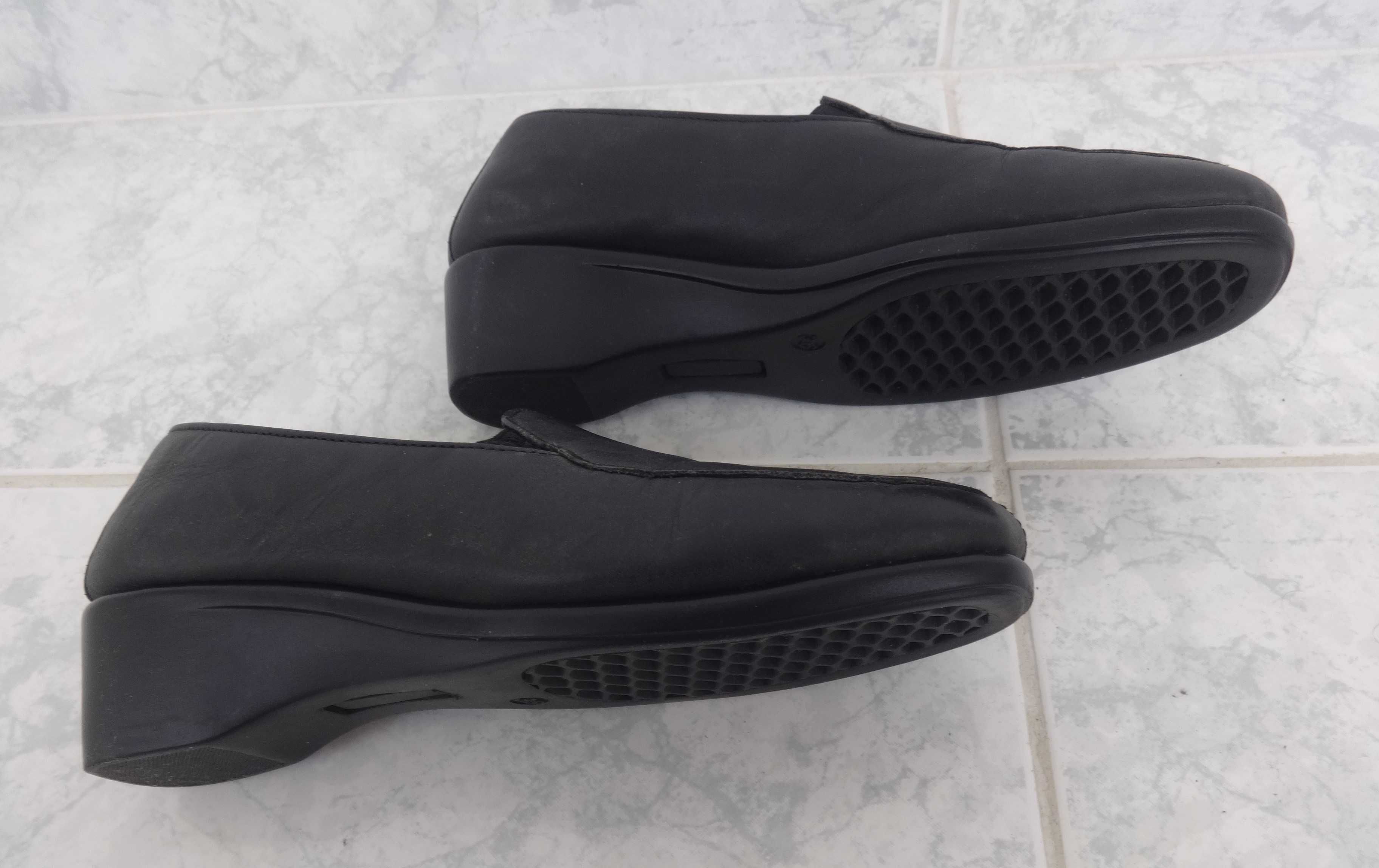 Sapatos Senhora Sideflex em Pele