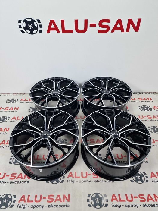 Nowe alufelgi AUDI 18" 5x112 A3 A4 A6 Q2 Q3 TT - Czarne