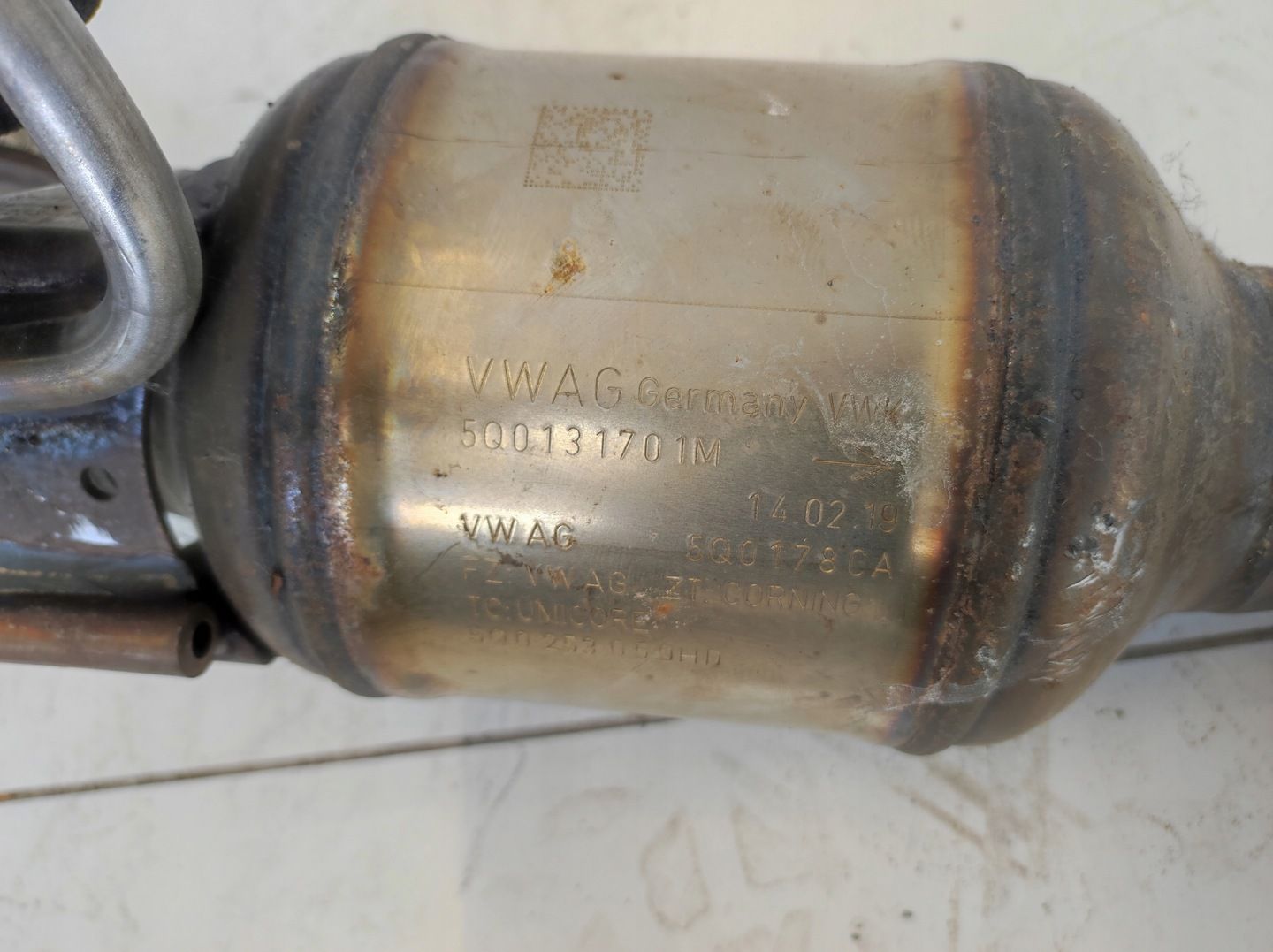 FILTR CZĄSTEK STAŁYCH KATALIZATOR AUDI A3 8V 1.5 TSI LIFT