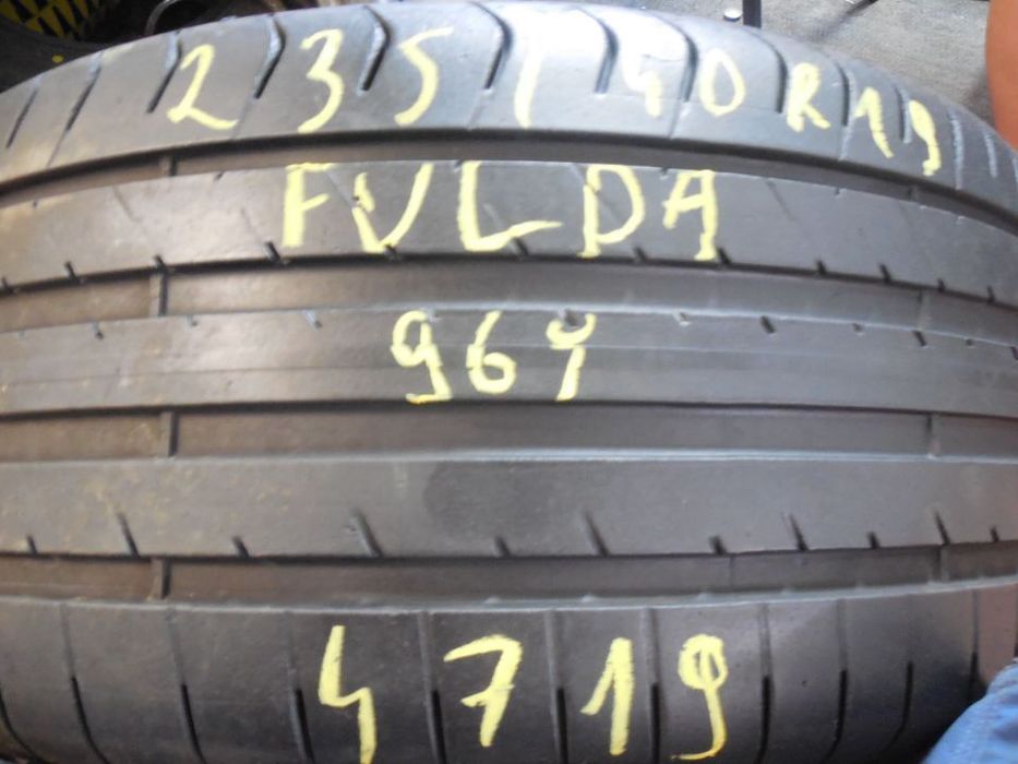 OPONA POJEDYNKA 235/40R19 FULDA SPORT CONTROL 2 DOT 4719 6,9MM