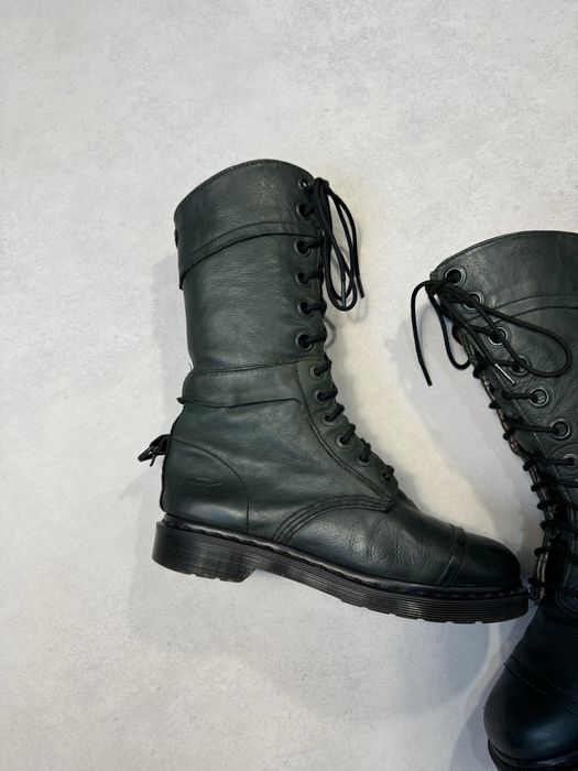 Кожаные ботинки Dr. Martens женские высокие сапоги (оригинал)