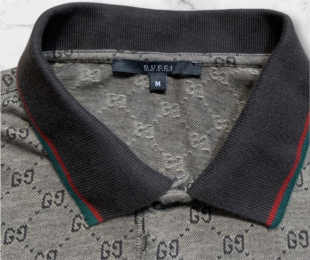 Gucci Monogram GG поло футболка