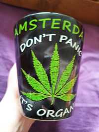 Kubek Kubki Amsterdam Marihuana Don't Panic It's Organic zestaw 6sztuk