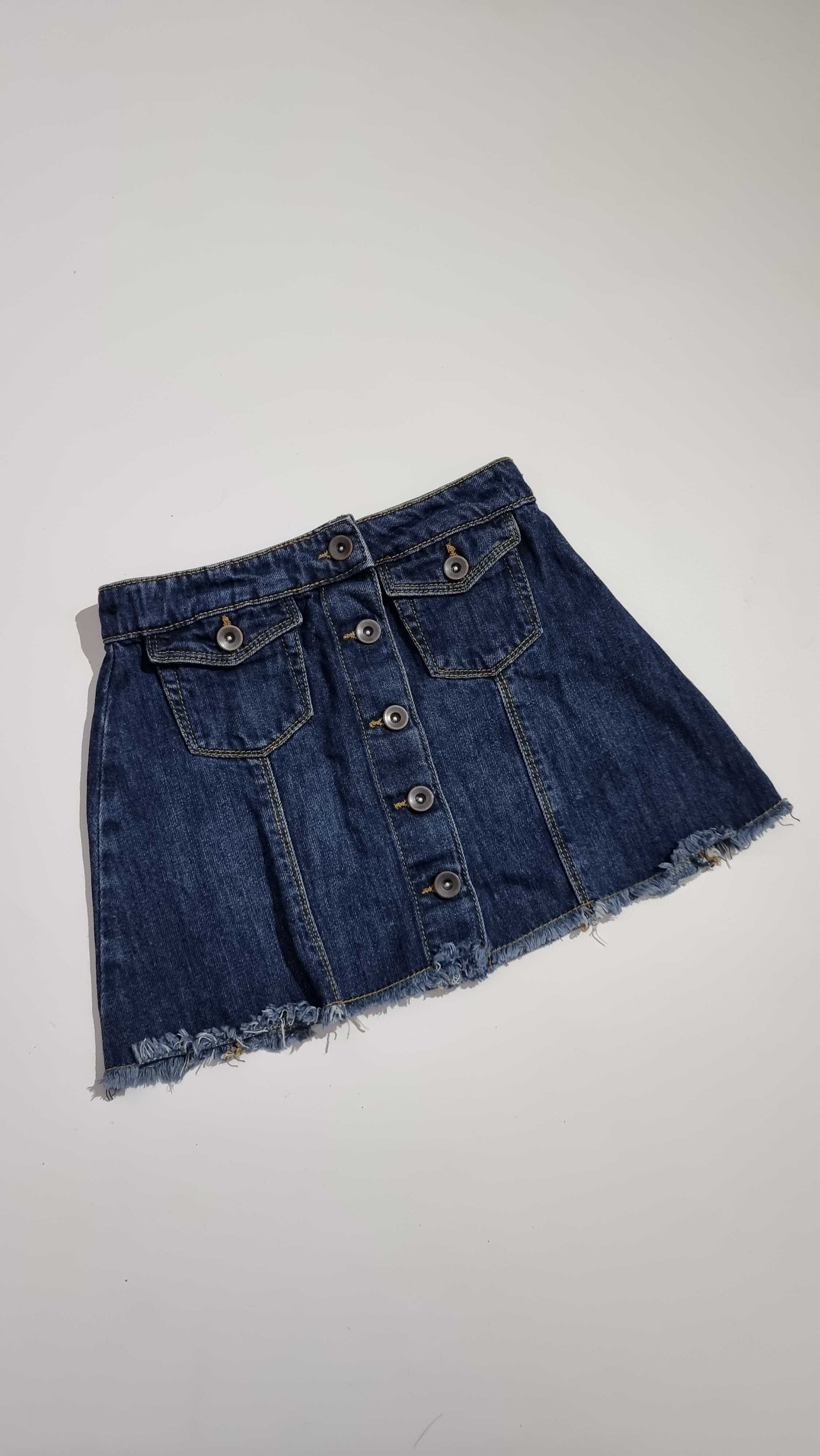 Jeansowa spódniczka rozmiar 128 Denim&Co dla dziewczynki