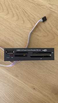 Multi Leitor Interno 3.5” USB 2.0/Flash Cards
