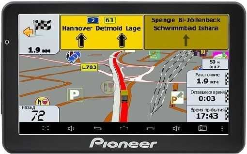 Навігатор GPS Pioneer Європа2024 для грузових IGO Primo truck+подарок!