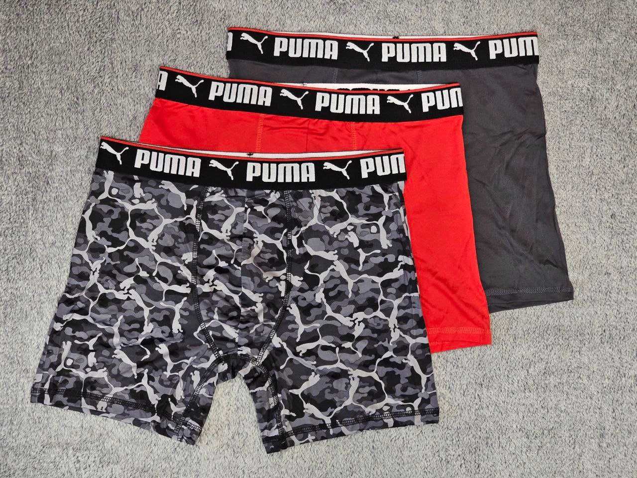 Мужские трусы-боксеры Puma (3 Pack) Размеры М,L,XL